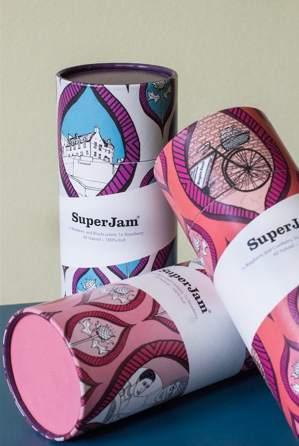 "The SuperJam Story Gift Tube"