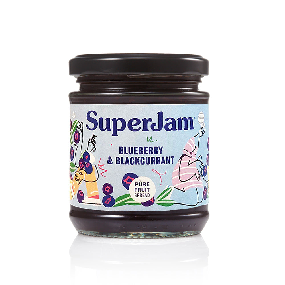SuperJam Blueberry & Blackcurrant 212g